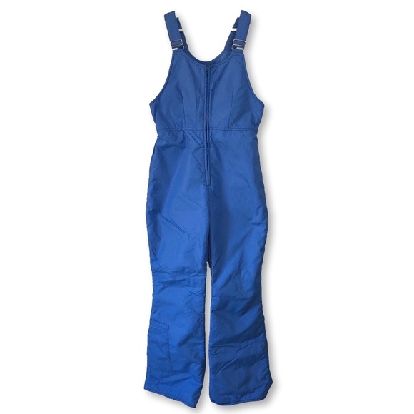 Profile Vintage Blue Ski Snow Suit Bib Overalls Large - Picture 1 of 15